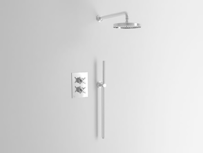 CROSS - Recessed single handle shower set with diverter _ Park Avenue